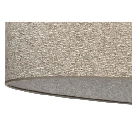 Duolla - Κρεμαστό φωτιστικό οροφής OVAL 1xE27/15W/230V καφέ