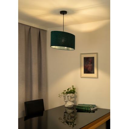 Duolla - Κρεμαστό φωτιστικό οροφής OVAL 1xE27/15W/230V πράσινο