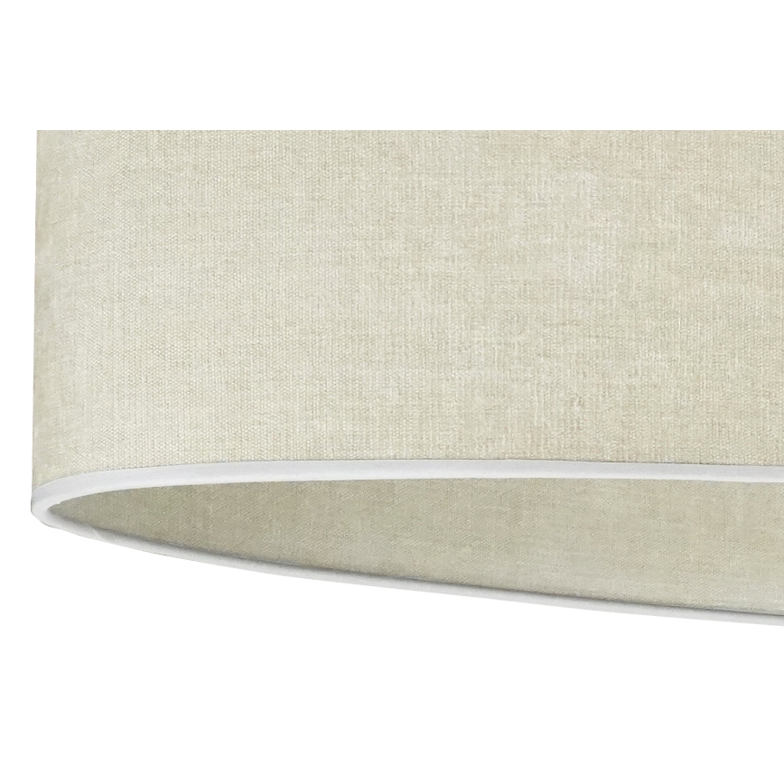 Duolla - Κρεμαστό φωτιστικό οροφής OVAL 1xE27/15W/230V γκρι