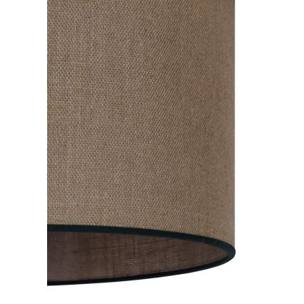 Duolla - Κρεμαστό φωτιστικό οροφής ROLLER 1xE27/15W/230V διάμετρος 40 cm καφέ/μαύρο