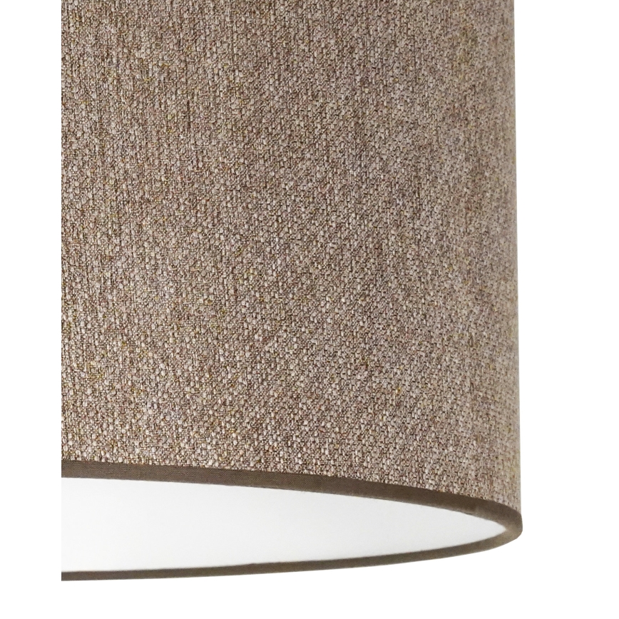 Duolla - Κρεμαστό φωτιστικό οροφής ROLLER ECO RECYCLING 1xE27/15W/230V διάμετρος 45 cm καφέ