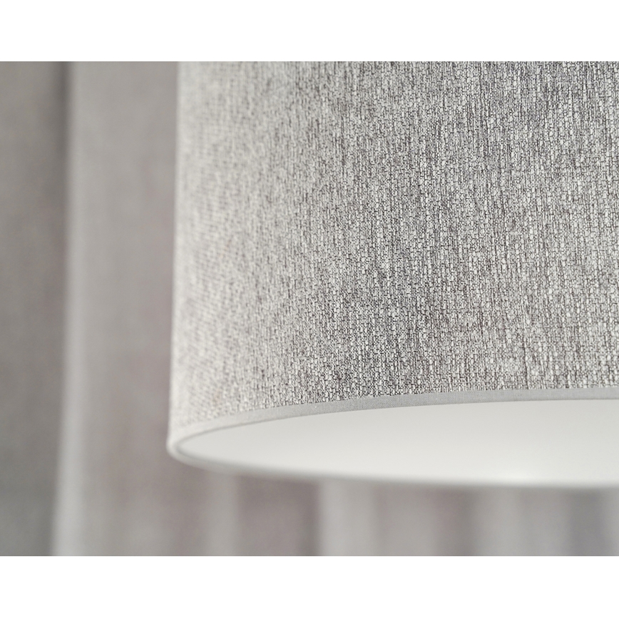 Duolla - Κρεμαστό φωτιστικό οροφής ROLLER ECO RECYCLING 1xE27/15W/230V διάμετρος 45 cm γκρι