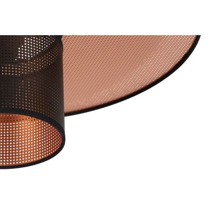 Duolla - Κρεμαστό φωτιστικό οροφής TOKYO SHINY 1xE27/15W/230V διάμετρος 50 cm μαύρο/χαλκός