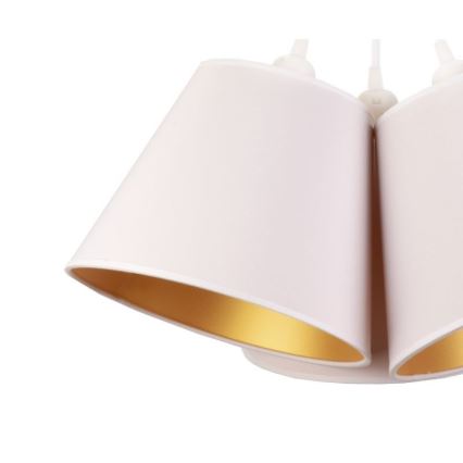 Duolla - Κρεμαστό φωτιστικό οροφής TWIGGY 3xE27/40W/230V διάμετρος 60 cm λευκό