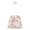 Duolla - Κρεμαστό φωτιστικό οροφής VIOLIN 1xE27/40W/230V διάμετρος 38 cm τριανταφυλλί