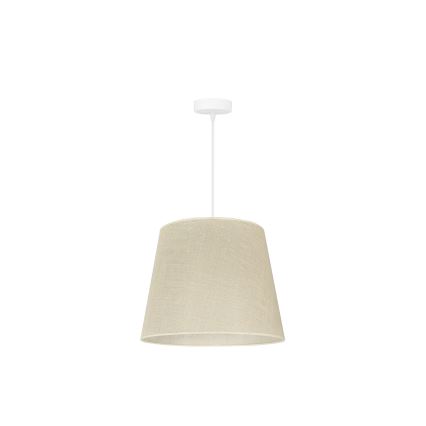 Duolla - Κρεμαστό φωτιστικό οροφής YUTE 1xE27/15W/230V διάμετρος 38 cm γκρι