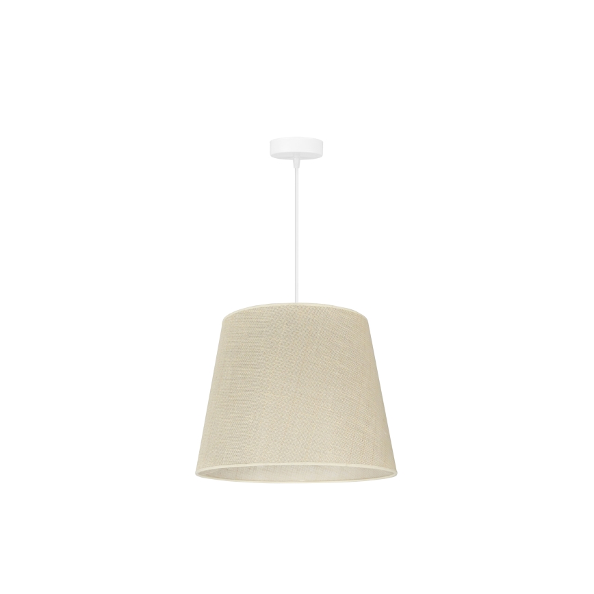 Duolla - Κρεμαστό φωτιστικό οροφής YUTE 1xE27/15W/230V διάμετρος 38 cm γκρι