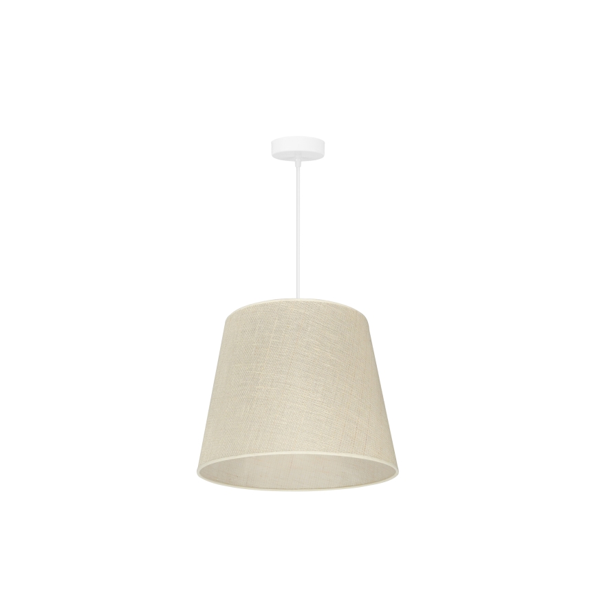 Duolla - Κρεμαστό φωτιστικό οροφής YUTE 1xE27/15W/230V διάμετρος 38 cm γκρι