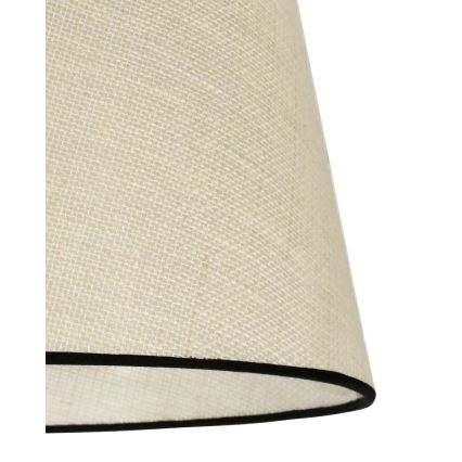 Duolla - Κρεμαστό φωτιστικό οροφής YUTE 1xE27/15W/230V διάμετρος 38 cm γκρι/μαύρο