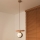 Duolla - Κρεμαστό φωτιστικό με καλώδιο IRONLINE 1xE27/15W/230V πεύκο/δρυς/μπεζ