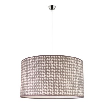Duolla - Κρεμαστό φωτιστικό οροφής KENT 1xE27/40W/230V διάμετρος 45 cm γκρι