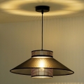 Duolla - Κρεμαστό φωτιστικό οροφής RIO SHINY 1xE27/15W/230V διάμετρος 45 cm μαύρο/χαλκός