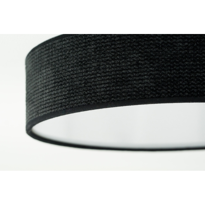 Duolla - LED Οροφής Φωτιστικό CORTINA LED/26W/230V διάμ. 30 εκ. 4000K μαύρο