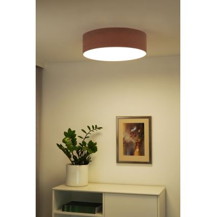 Duolla - LED Οροφιαίο φωτιστικό CORTINA LED/26W/230V διάμ. 45 εκ. 4000K ροζ