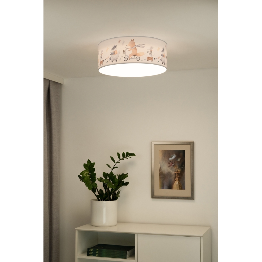 Duolla - Παιδικό οροφής φωτιστικό LED CORTINA LED/26W/230V διάμ. 40 εκ. 4000K
