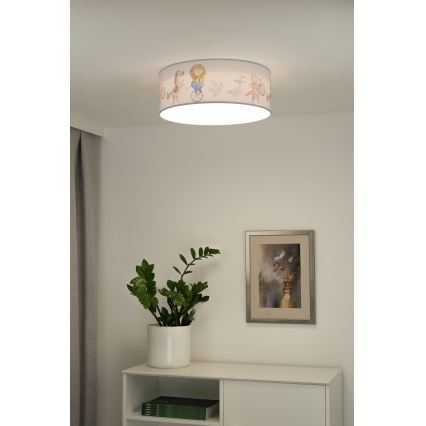 Duolla - Παιδικό οροφής φωτιστικό LED CORTINA LED/26W/230V διάμ. 40 εκ. 4000K