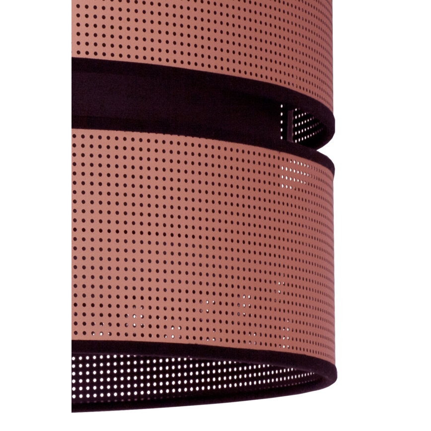 Duolla - Πλαφονιέρα οροφής COPPER SHINY 1xE27/15W/230V διάμετρος 40 cm χαλκός/μαύρο