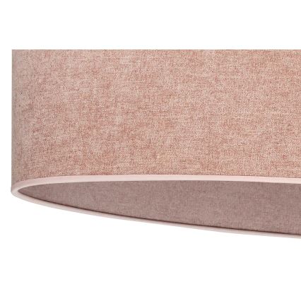 Duolla - Πλαφονιέρα οροφής OVAL 2xE27/15W/230V ροζ