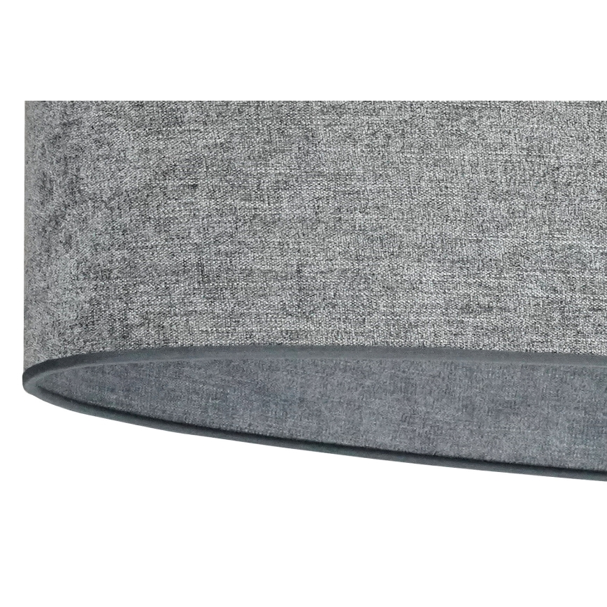 Duolla - Πλαφονιέρα οροφής OVAL 2xE27/15W/230V γκρι