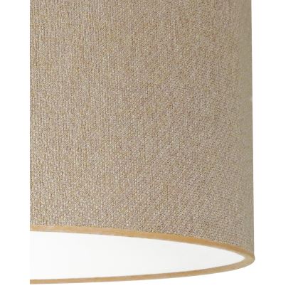 Duolla - Πλαφονιέρα οροφής ROLLER ECO RECYCLING 1xE27/15W/230V διάμετρος 45 cm κρεμ