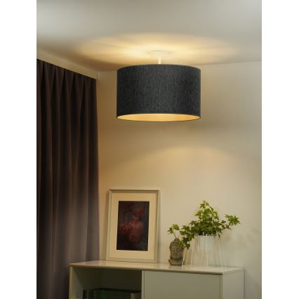 Duolla - Πλαφονιέρα οροφής ROLLER ECO RECYCLING 1xE27/15W/230V διάμετρος 45 cm πράσινο