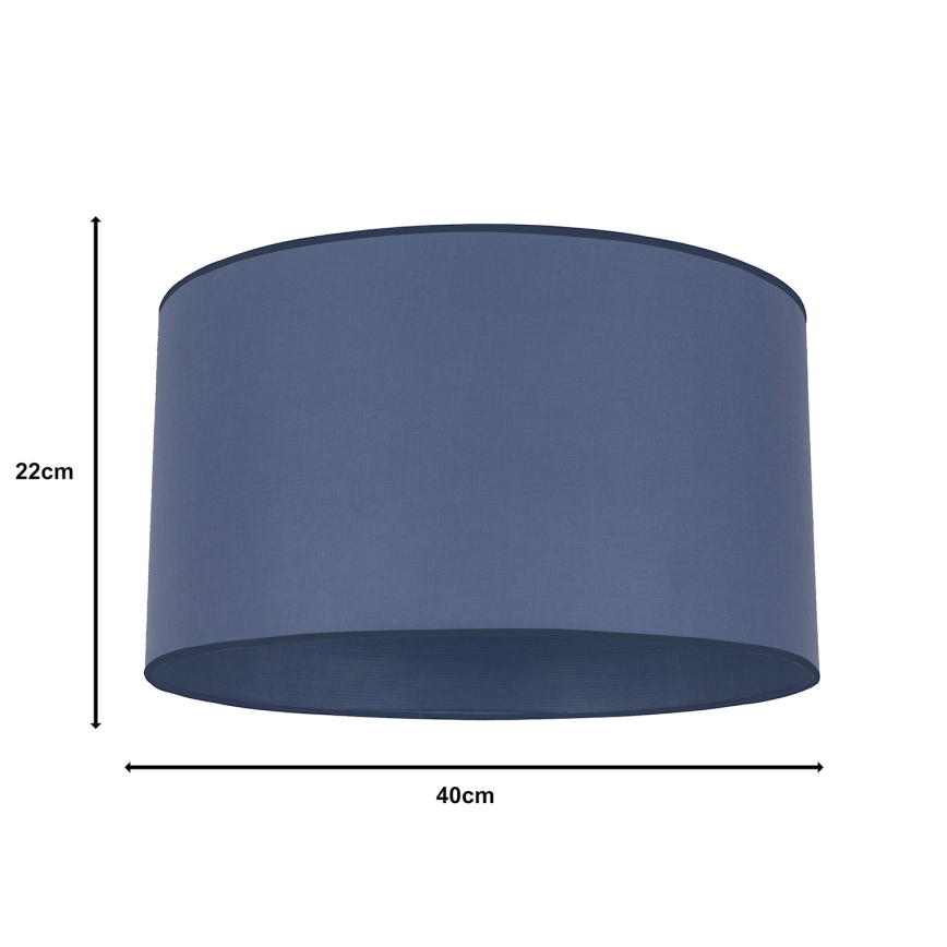 Duolla - Universal lampshade ROLLER E27 διάμετρος 40 cm μπλε