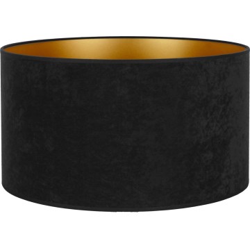 Duolla - Universal Velvet lampshade E27 Ø 35 cm black/gold