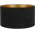 Duolla - Universal Velvet lampshade E27 Ø 35 cm black/gold