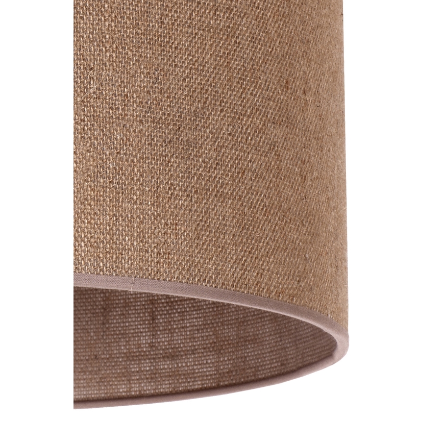 Duolla - Επιδαπέδιο φωτιστικό 1xE27/60W/230V διάμετρος 44 cm καφέ/λευκό