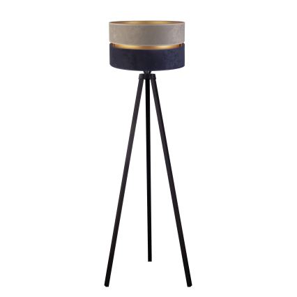 Duolla - Επιδαπέδιο φωτιστικό DUO 1xE27/60W/230V διάμετρος 44 cm γκρι/μπλε/βέγκε