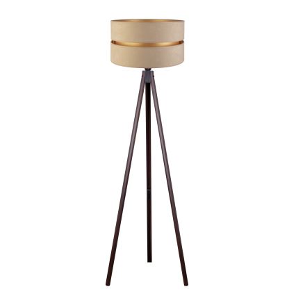 Duolla - Επιδαπέδιο φωτιστικό DUO 1xE27/60W/230V διάμετρος 44 cm μπεζ/βέγκε