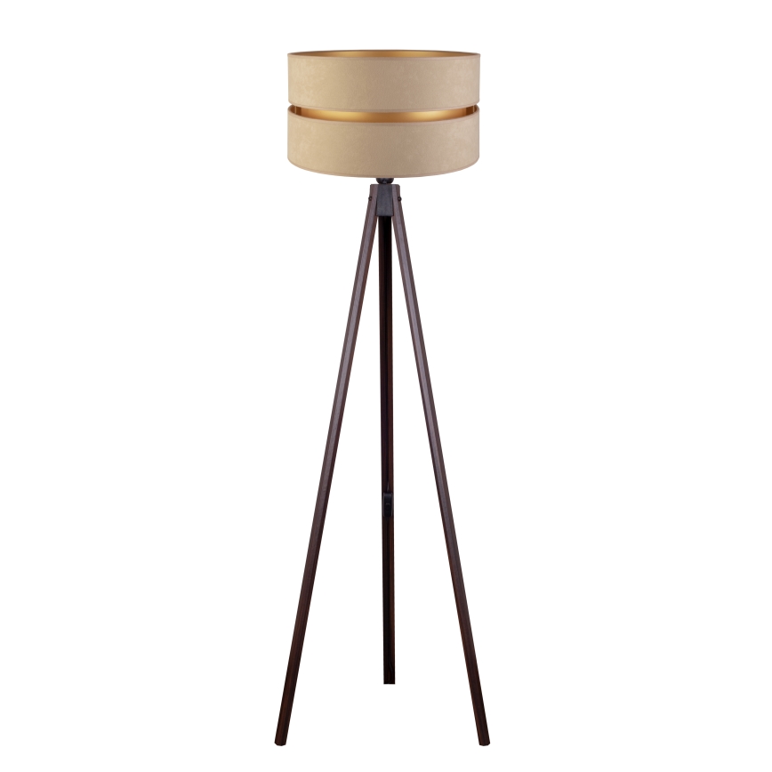 Duolla - Επιδαπέδιο φωτιστικό DUO 1xE27/60W/230V διάμετρος 44 cm μπεζ/βέγκε