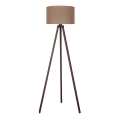 Duolla - Επιδαπέδιο φωτιστικό 1xE27/60W/230V διάμετρος 44 cm καφέ