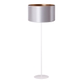 Duolla - Επιδαπέδιο φωτιστικό CANNES 1xE27/15W/230V διάμετρος 45 cm ασημί/χαλκός/λευκό