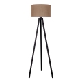 Duolla - Επιδαπέδιο φωτιστικό 1xE27/60W/230V διάμετρος 44 cm καφέ/βέγκε
