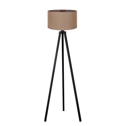Duolla - Επιδαπέδιο φωτιστικό 1xE27/60W/230V διάμετρος 44 cm καφέ/βέγκε
