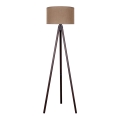 Duolla - Επιδαπέδιο φωτιστικό 1xE27/60W/230V διάμετρος 44 cm καφέ/βέγκε