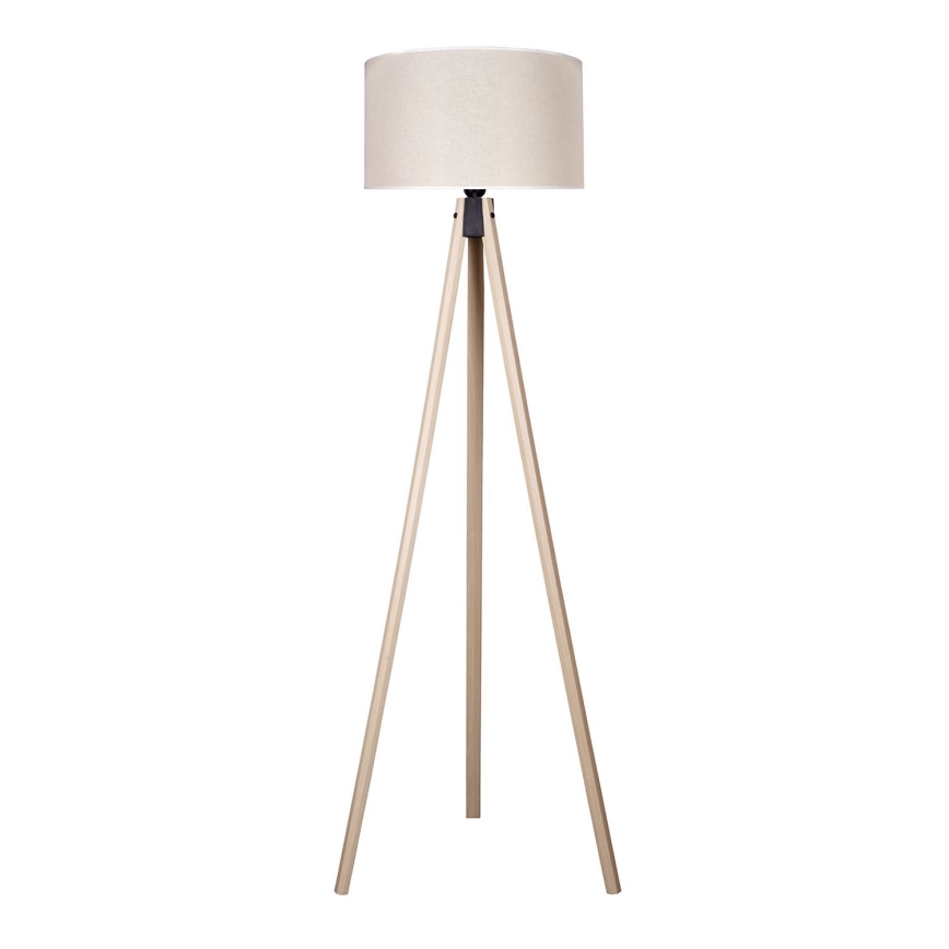 Duolla - Επιδαπέδιο φωτιστικό 1xE27/60W/230V διάμετρος 44 cm κρεμ/μπεζ