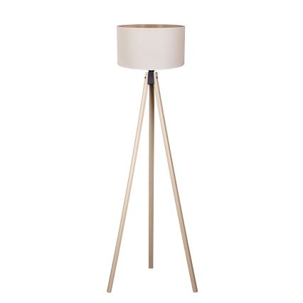 Duolla - Επιδαπέδιο φωτιστικό 1xE27/60W/230V διάμετρος 44 cm κρεμ/μπεζ