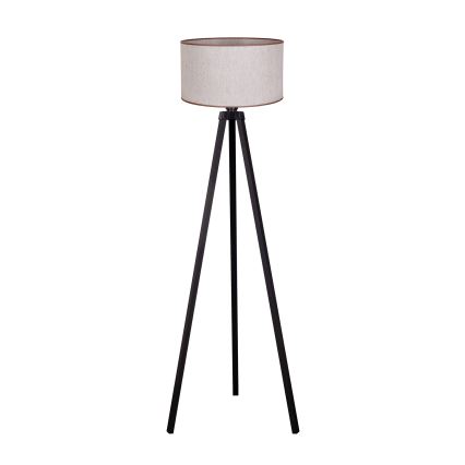 Duolla - Επιδαπέδιο φωτιστικό 1xE27/60W/230V διάμετρος 44 cm μπεζ/βέγκε