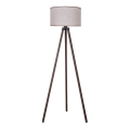 Duolla - Επιδαπέδιο φωτιστικό 1xE27/60W/230V διάμετρος 44 cm μπεζ/καφέ