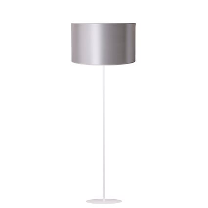 Duolla - Επιδαπέδιο φωτιστικό CANNES 1xE27/15W/230V διάμετρος 45 cm ασημί/λευκό