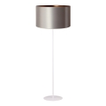 Duolla - Επιδαπέδιο φωτιστικό CANNES 1xE27/15W/230V διάμετρος 45 cm ασημί/χαλκός/λευκό