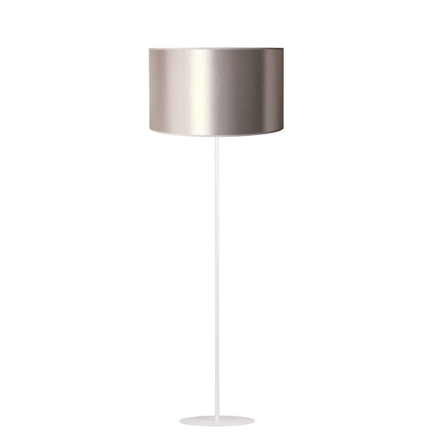 Duolla - Επιδαπέδιο φωτιστικό CANNES 1xE27/15W/230V διάμετρος 45 cm ασημί/χαλκός/λευκό
