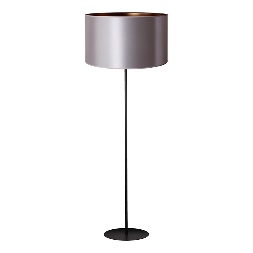 Duolla - Επιδαπέδιο φωτιστικό CANNES 1xE27/15W/230V διάμετρος 45 cm ασημί/χαλκός/μαύρο