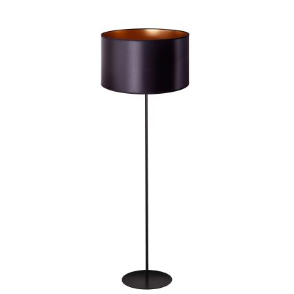 Duolla - Επιδαπέδιο φωτιστικό CANNES 1xE27/15W/230V διάμετρος 45 cm μαύρο/χαλκός