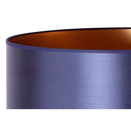 Duolla - Επιδαπέδιο φωτιστικό CANNES 1xE27/15W/230V διάμετρος 45 cm μωβ/χαλκός/μαύρο