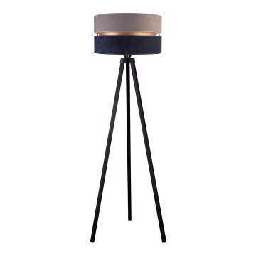 Duolla - Επιδαπέδιο φωτιστικό DUO 1xE27/60W/230V διάμετρος 44 cm γκρι/μπλε/βέγκε