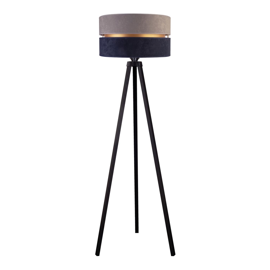 Duolla - Επιδαπέδιο φωτιστικό DUO 1xE27/60W/230V διάμετρος 44 cm γκρι/μπλε/βέγκε