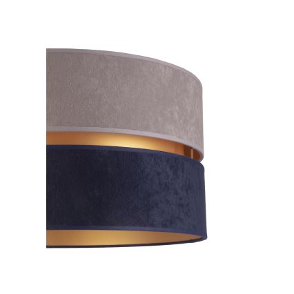 Duolla - Επιδαπέδιο φωτιστικό DUO 1xE27/60W/230V διάμετρος 44 cm γκρι/μπλε/βέγκε